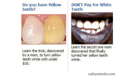 turn yellow teeth white trick mom