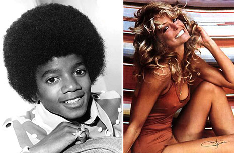 Michael Jackson and Farrah Fawcett