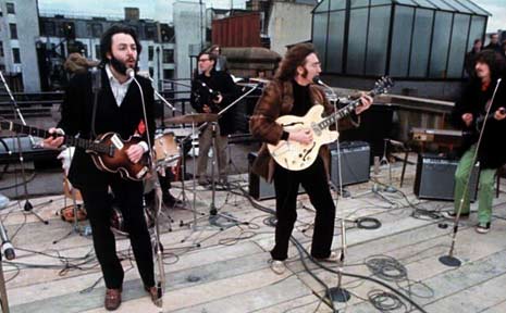 beatles rooftop concert