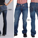 Men’s jeans with pocket flaps!