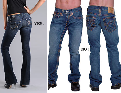 mens jeans pocket flaps