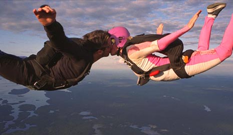 skydive wedding