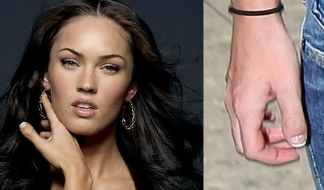 megan fox thumb double. megan fox thumbs