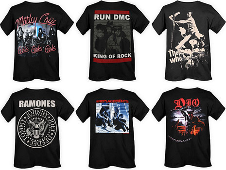 hot topic band t-shirts