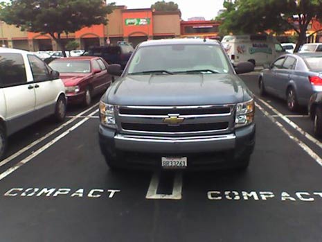 bad parking asshole