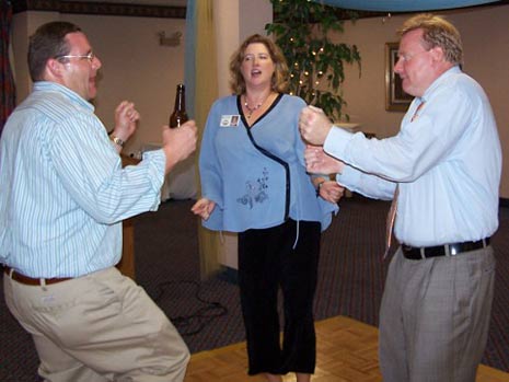 white people churning butter dance