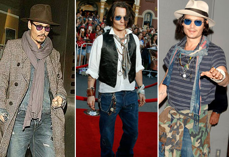 Johnny Depp's bad clothes