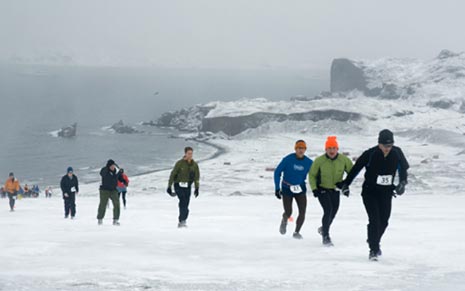 Marathon in Antarctica