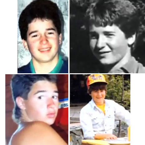 guy fieri child photos yearbook