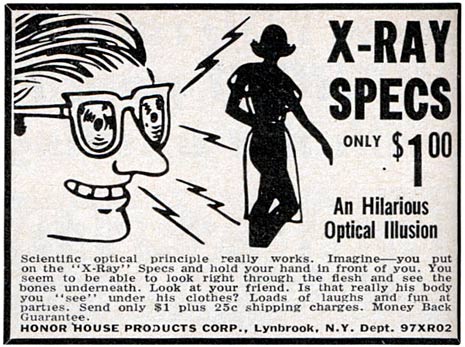 x-ray specs xray goggles glasses spex