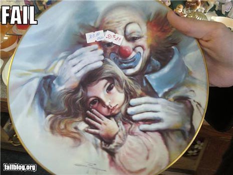 clown plate fail