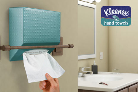 kleenex hand towels