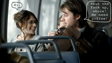 Mcdonalds commercial. Don't talk to me actor. don't talk to me, coffee mcdonalds actor's name