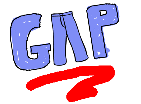 Terrible new gap logo. The new Gap logo sucks.