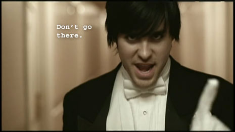 jared leto, 30 seconds to mars, the kill video, the shining