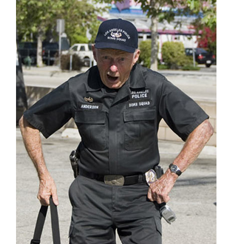 old man security guard old man elderly security guard