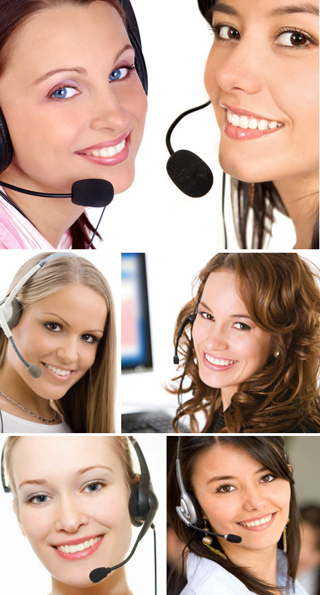 customer service stock photo women