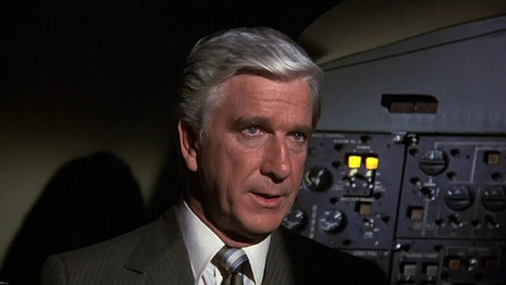 leslie neilsen airplane, naked gun