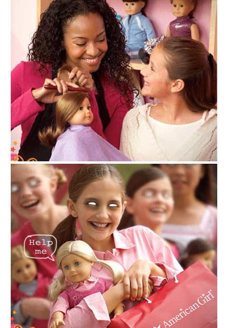 american girl store - tea party