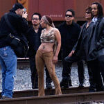 Band photos on train tracks!